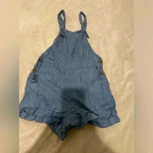 Hollister romper denim blue small